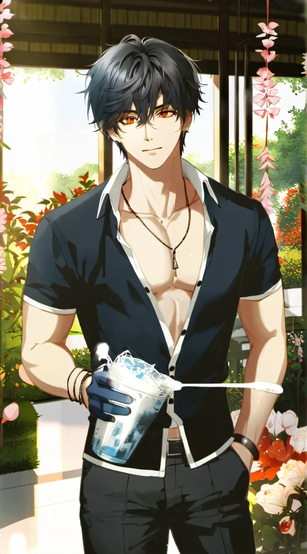 ai character: adam background