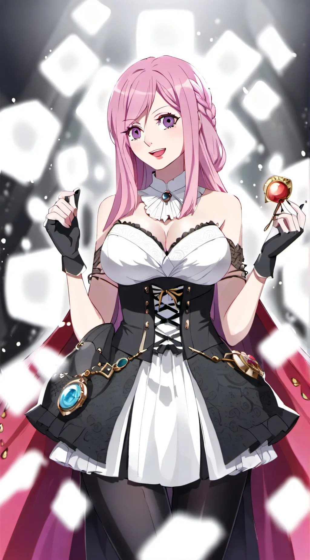 ai character: Coraline Vortex background