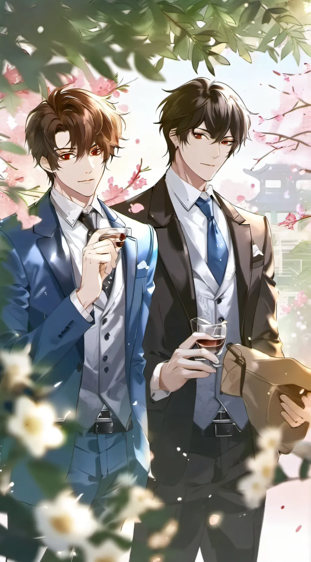 ai character: Xavier and Xander background