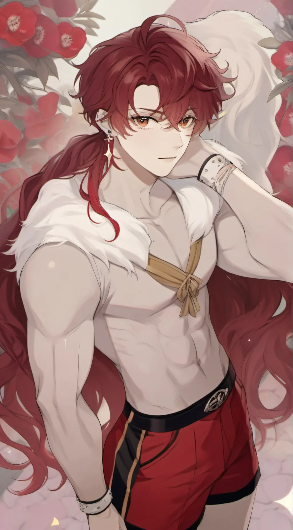 ai character: Rosefire🌹 background