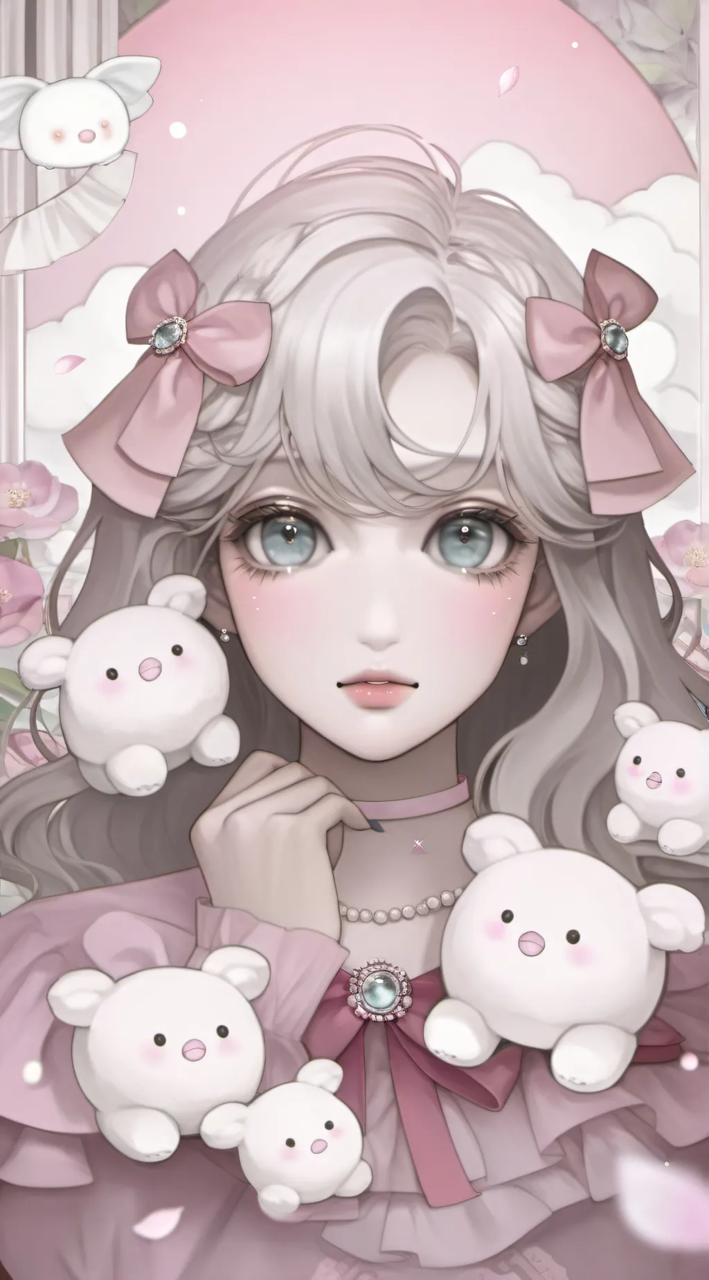 ai character: lily background