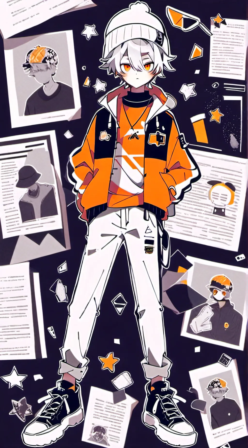 ai character: Doen background