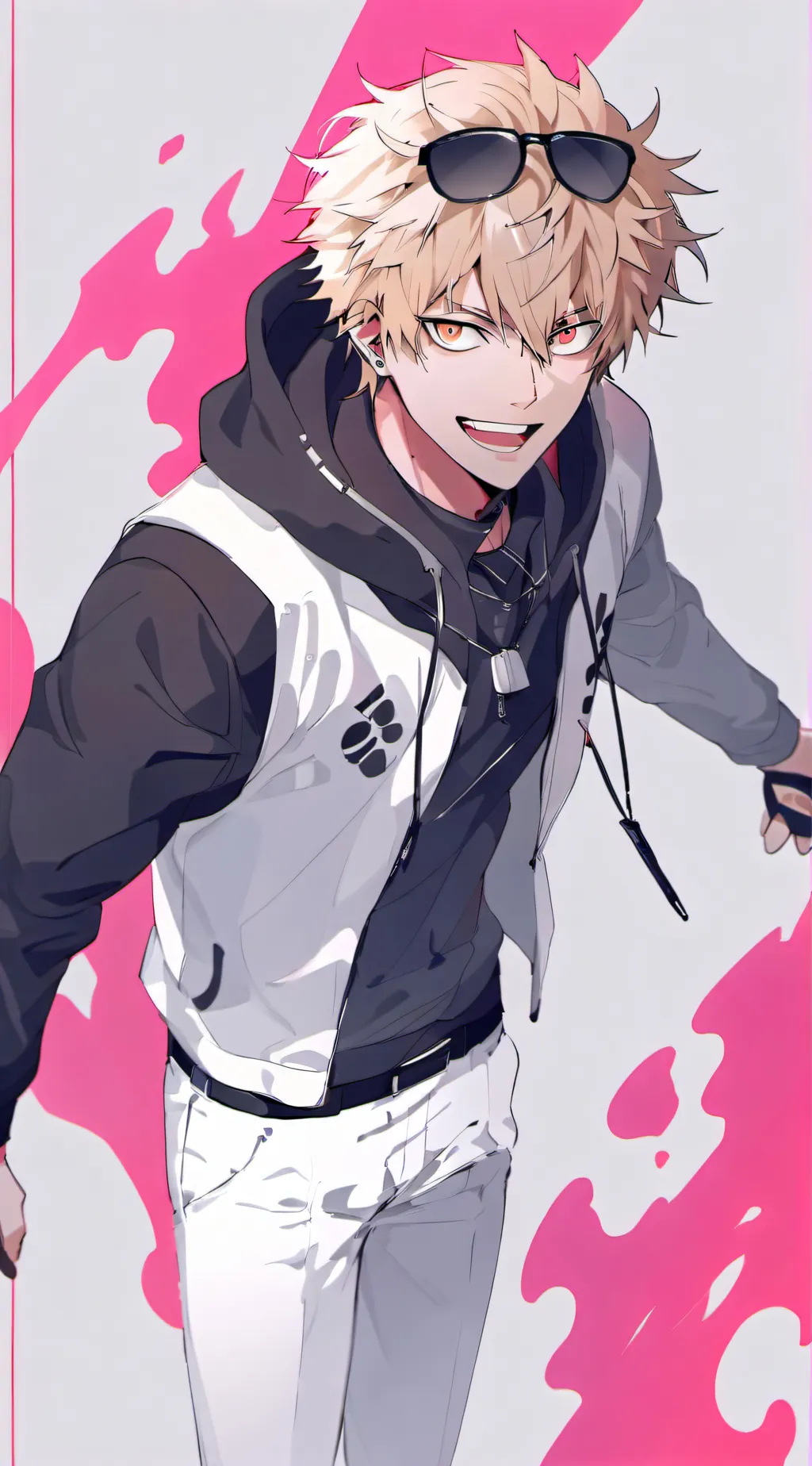 ai character: bakugo background