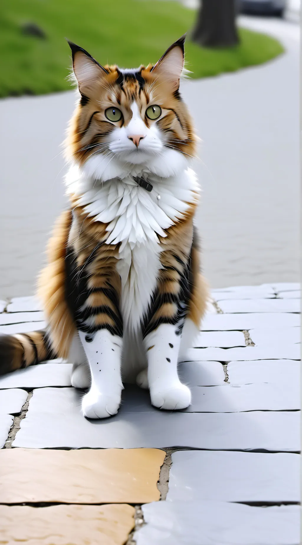 ai character: dump cat background