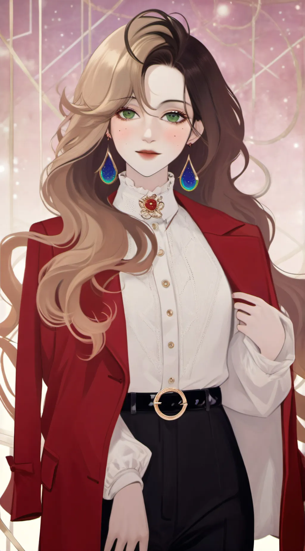 ai character: Sandra  background