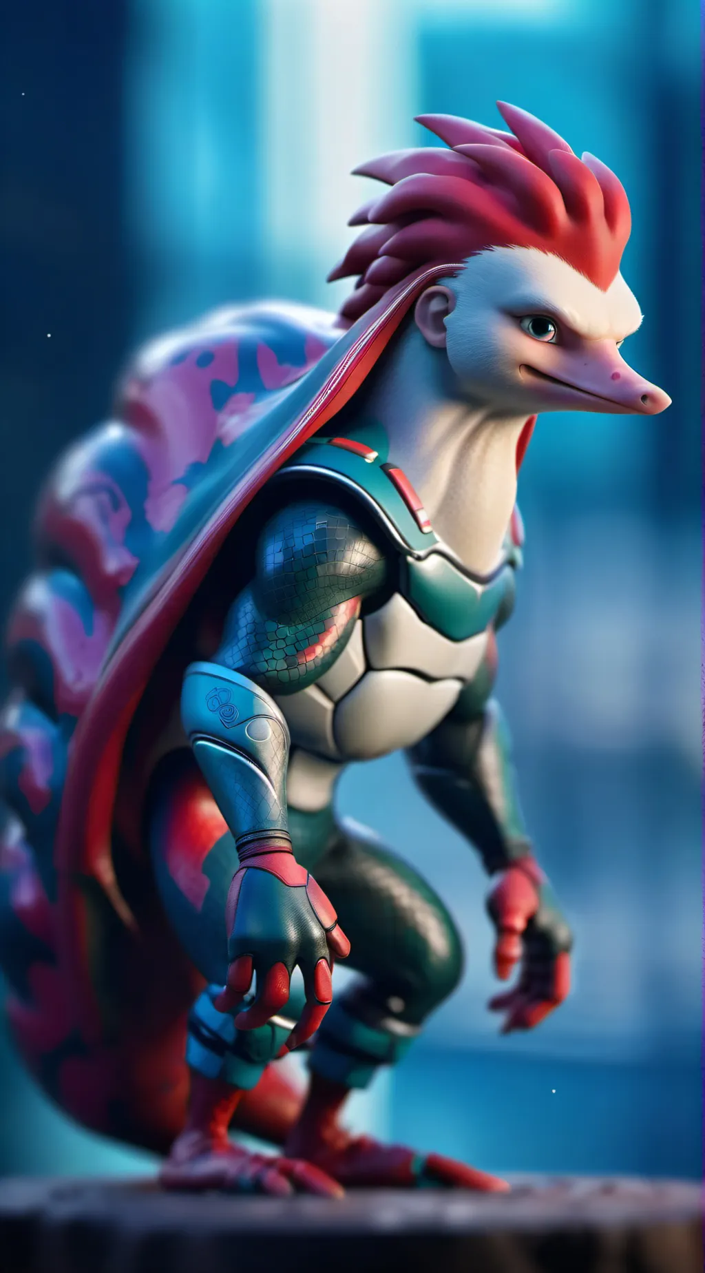 ai character: knuckles  background