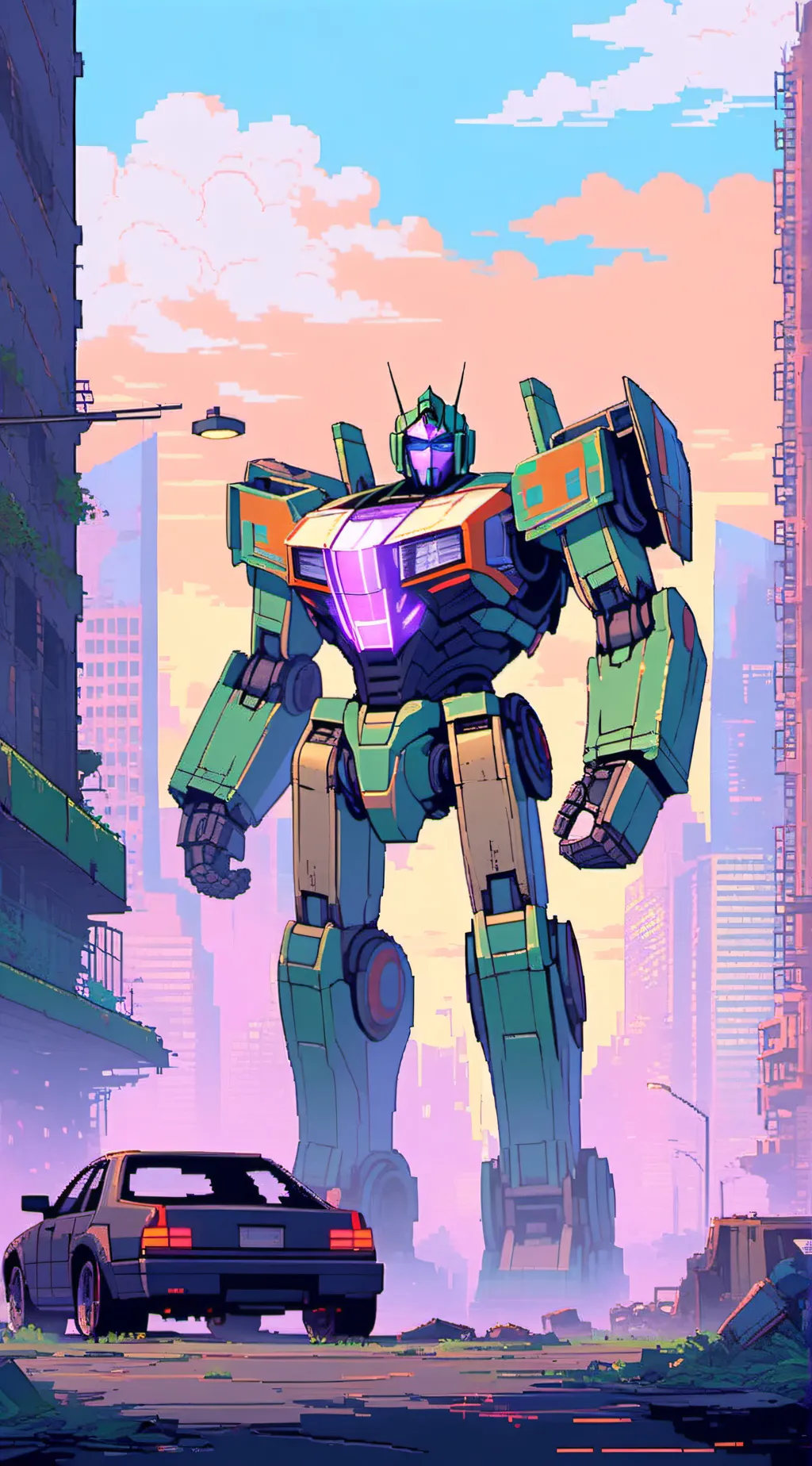ai character: transformers one  background