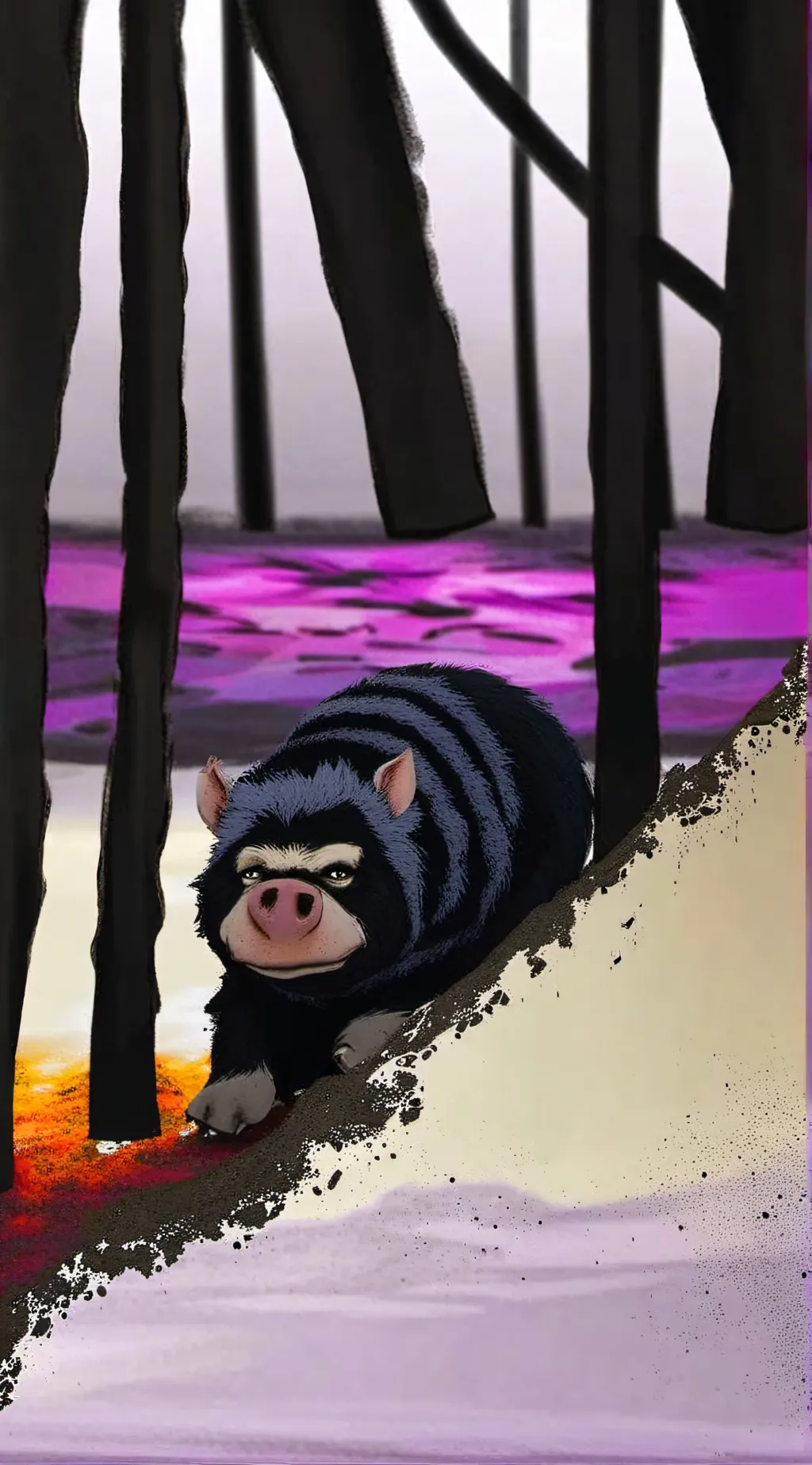 ai character: Tttpig  background