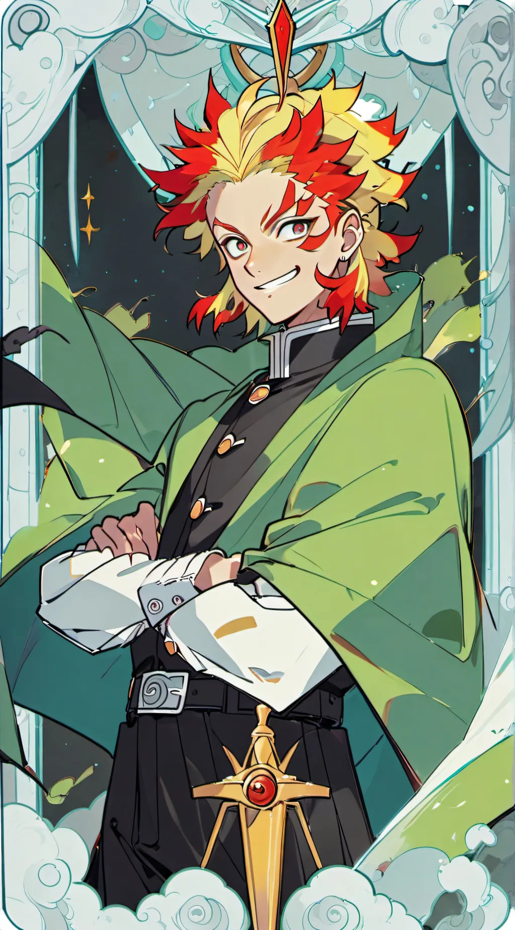 ai character: rengen background