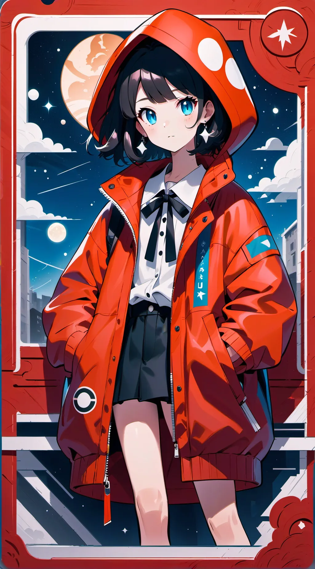 ai character: Addy background