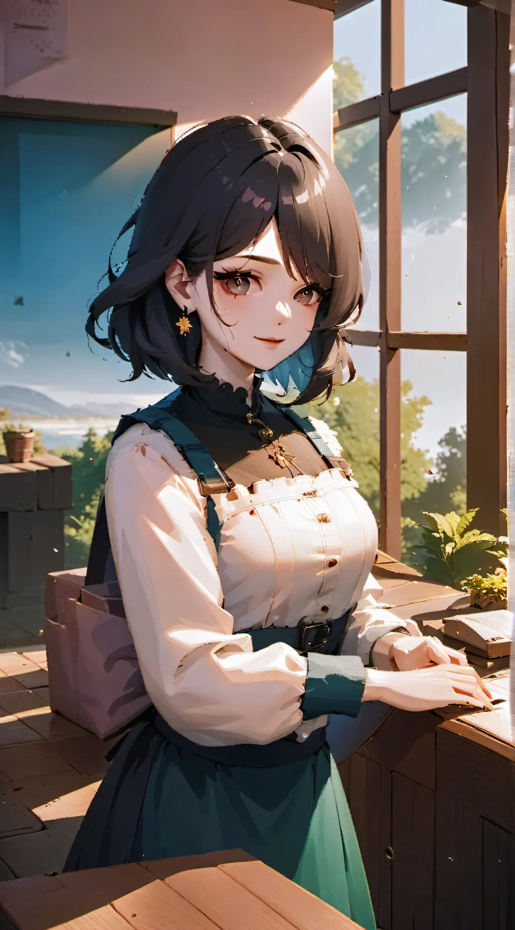 ai character: Thato background