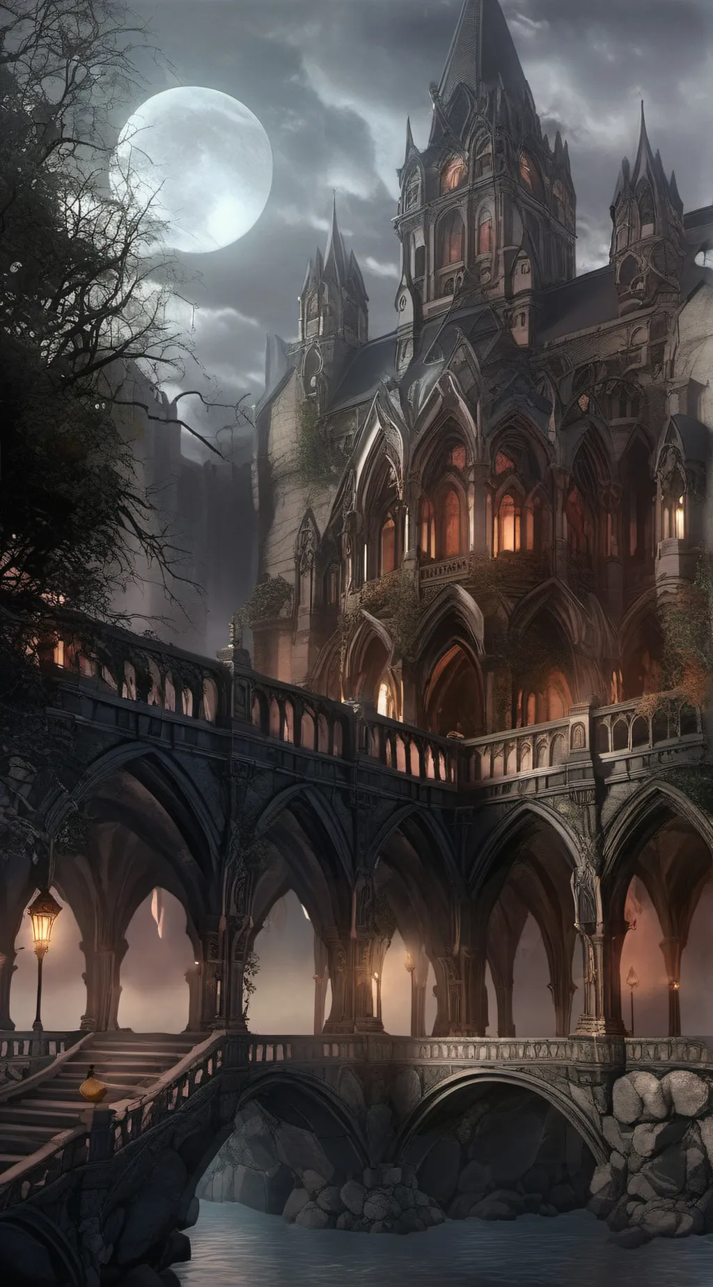 ai character: ghost background