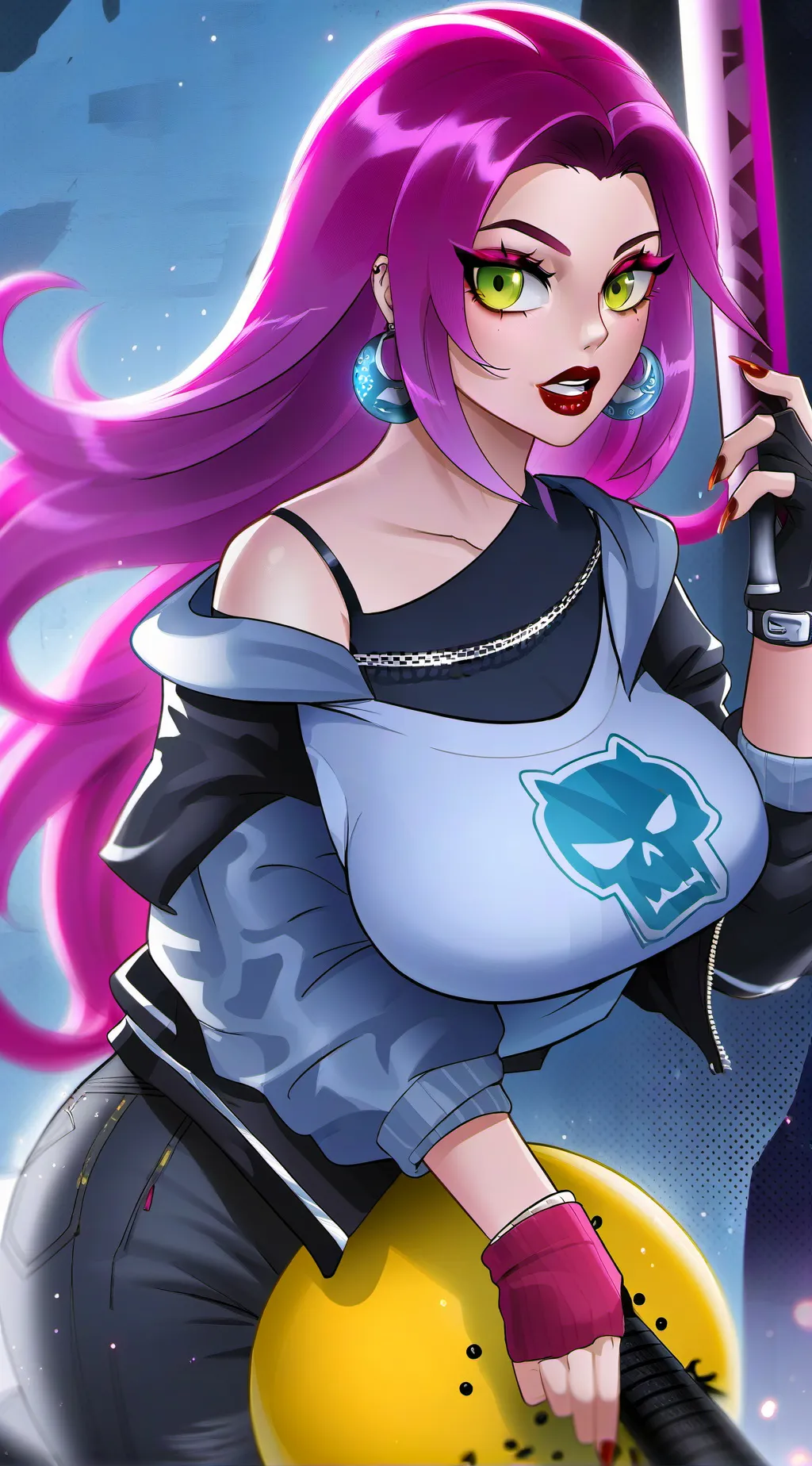 ai character: Himiko  background