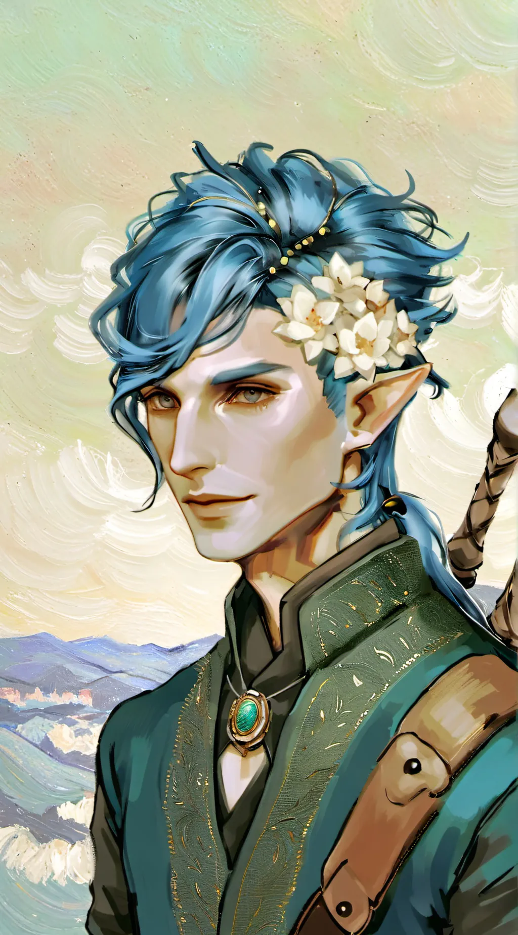 ai character: Ein background