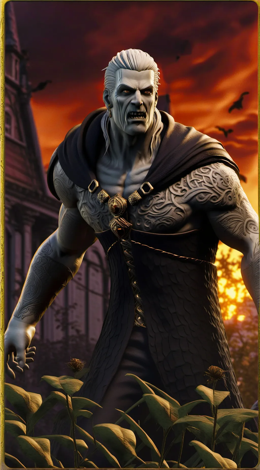 ai character: Pvz you are plant background