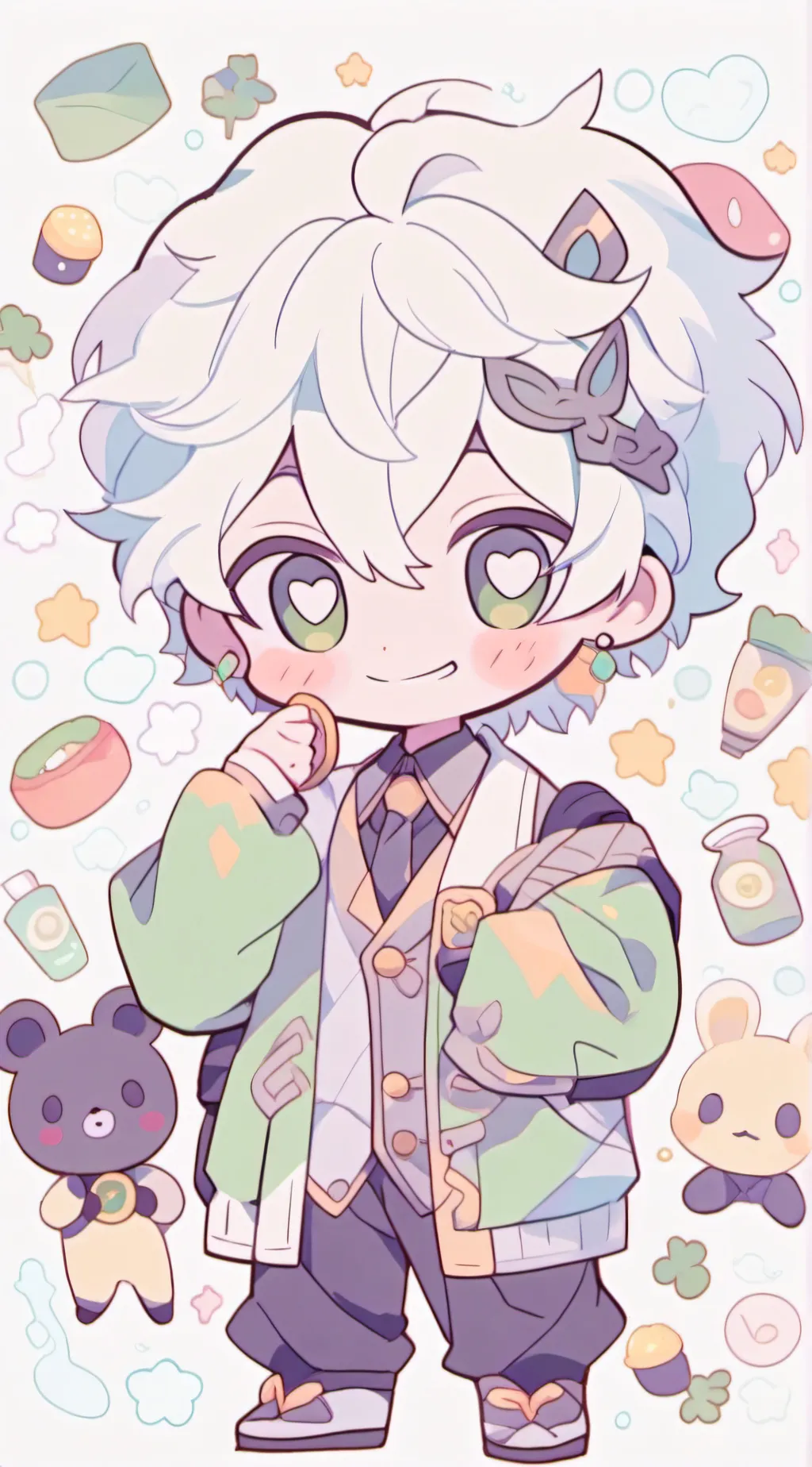 ai character: hi background