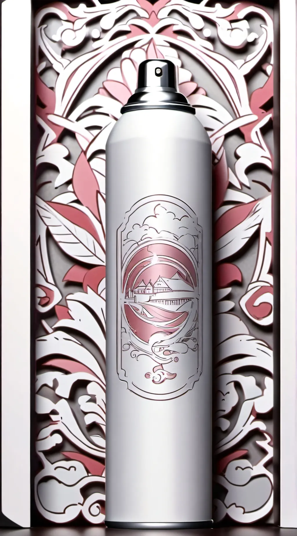 ai character: Hh hair spray  background