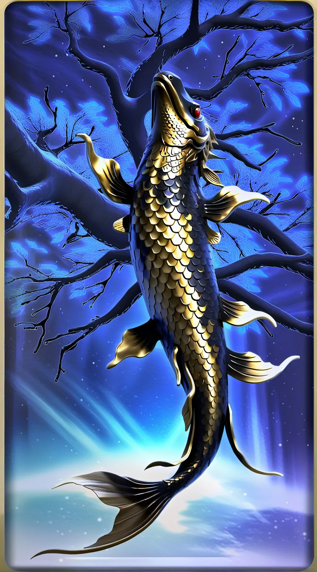 ai character: The core dragon  background