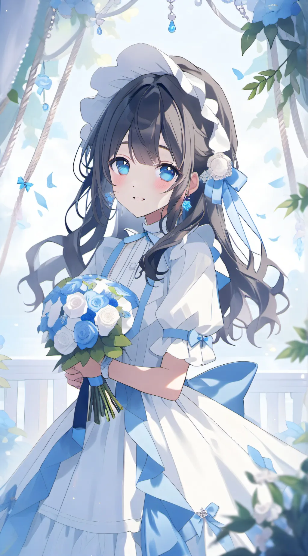ai character: Hb Mixxie Wedding  background