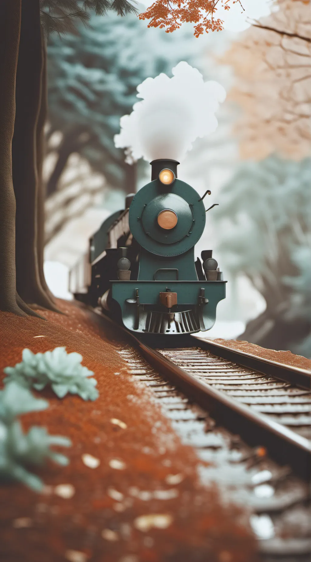 ai character: I like trains  background