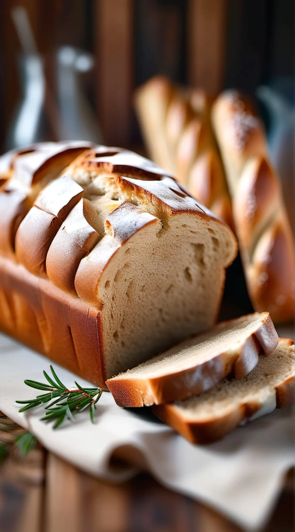 ai character: Bread 🍞 👍 background