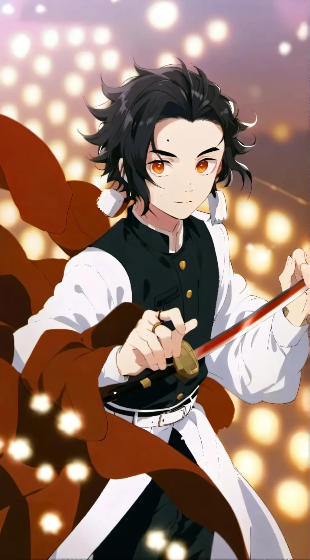 ai character:  demon slayer sim background