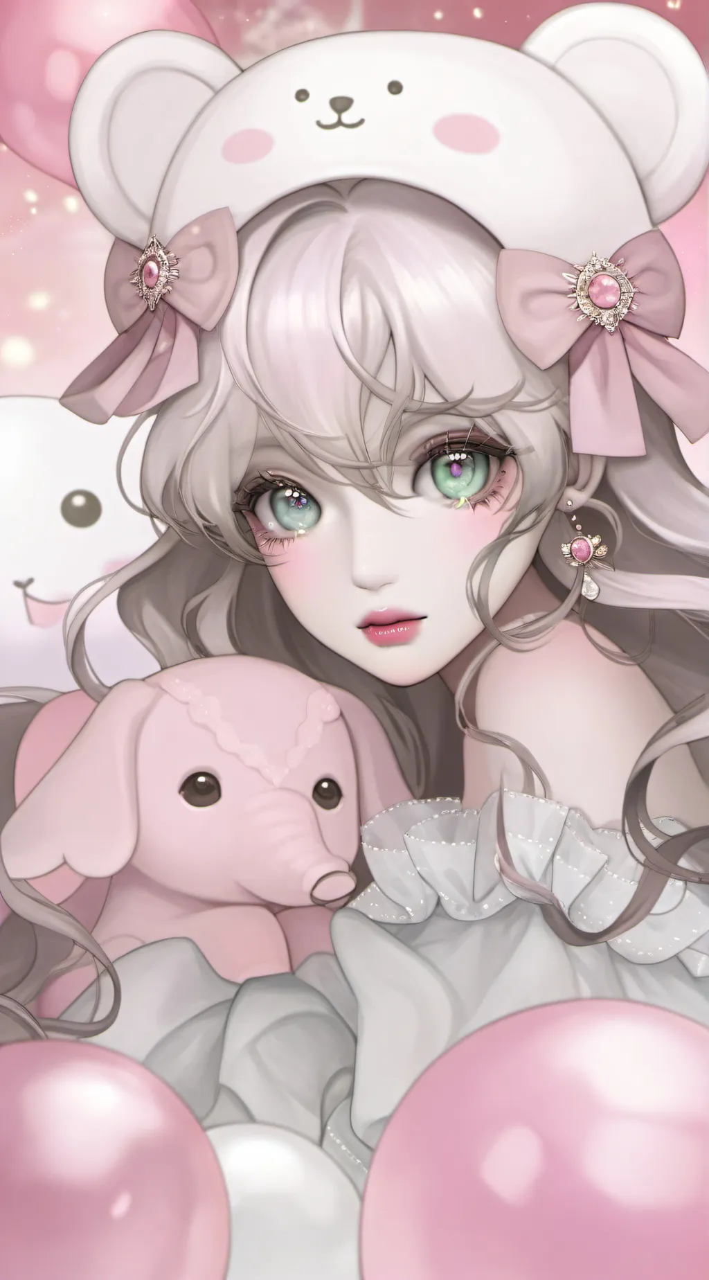 ai character: Sakura background