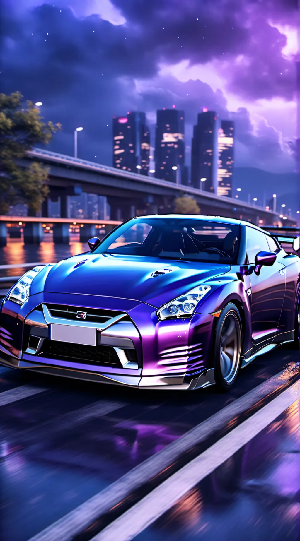 ai character: Nissan r35 background