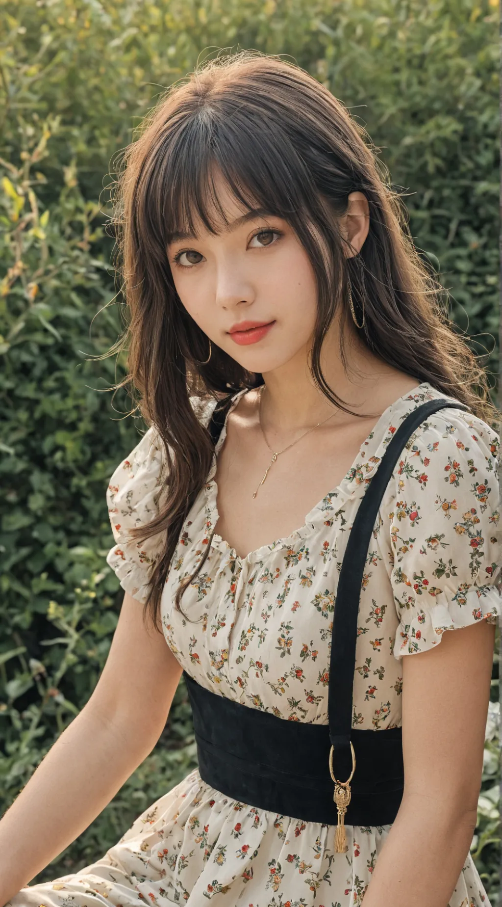 ai character: pink fluf unicorns background