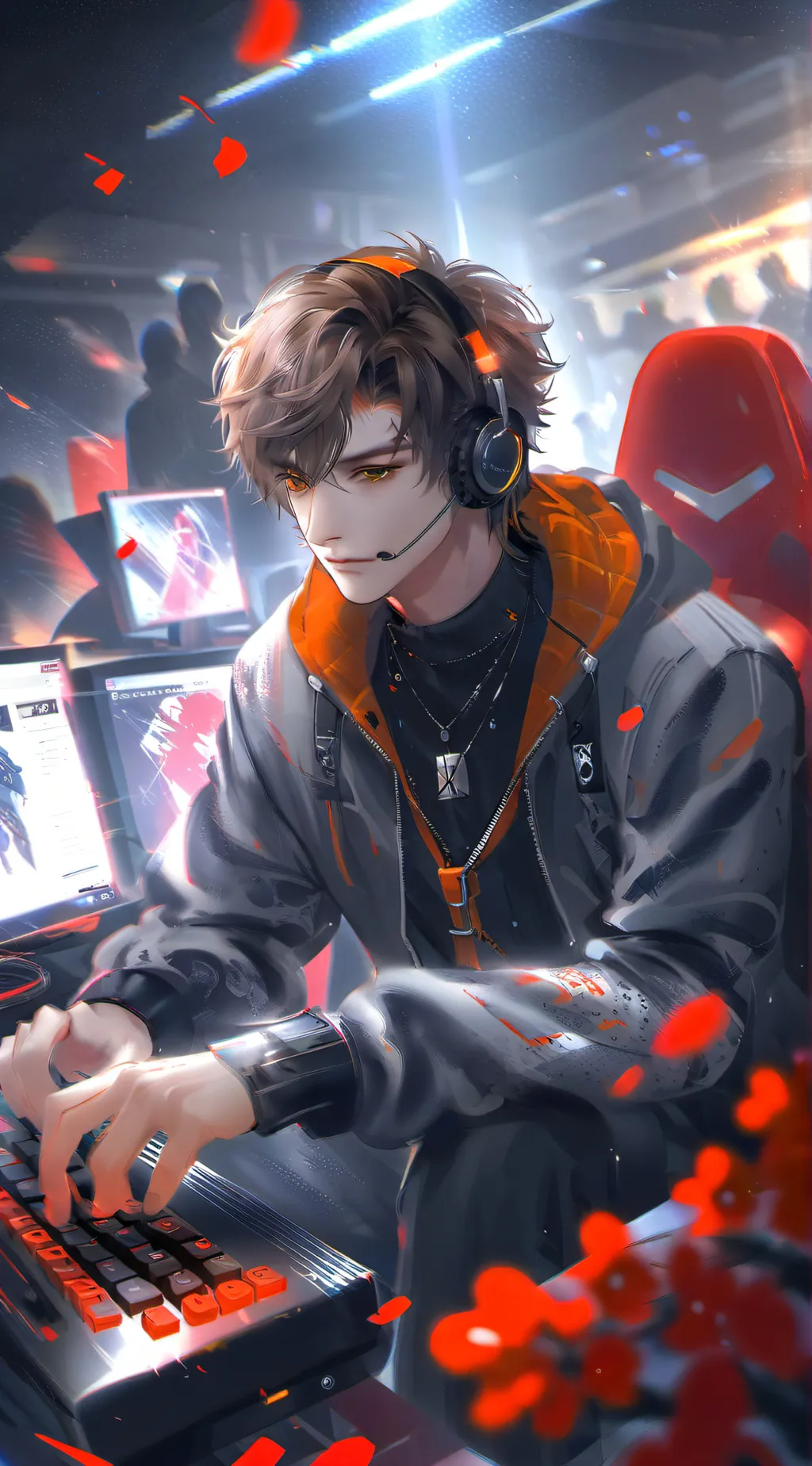 ai character: Aaron  background