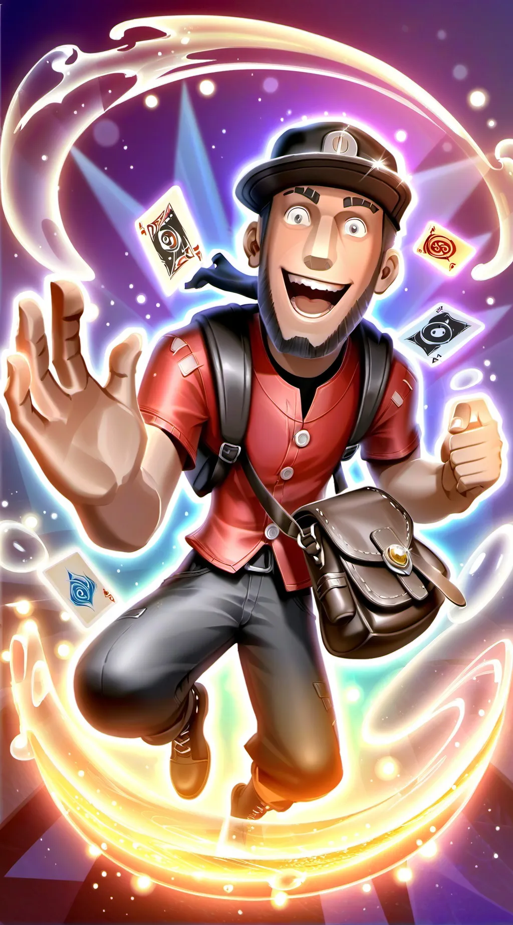 ai character: The gambler background