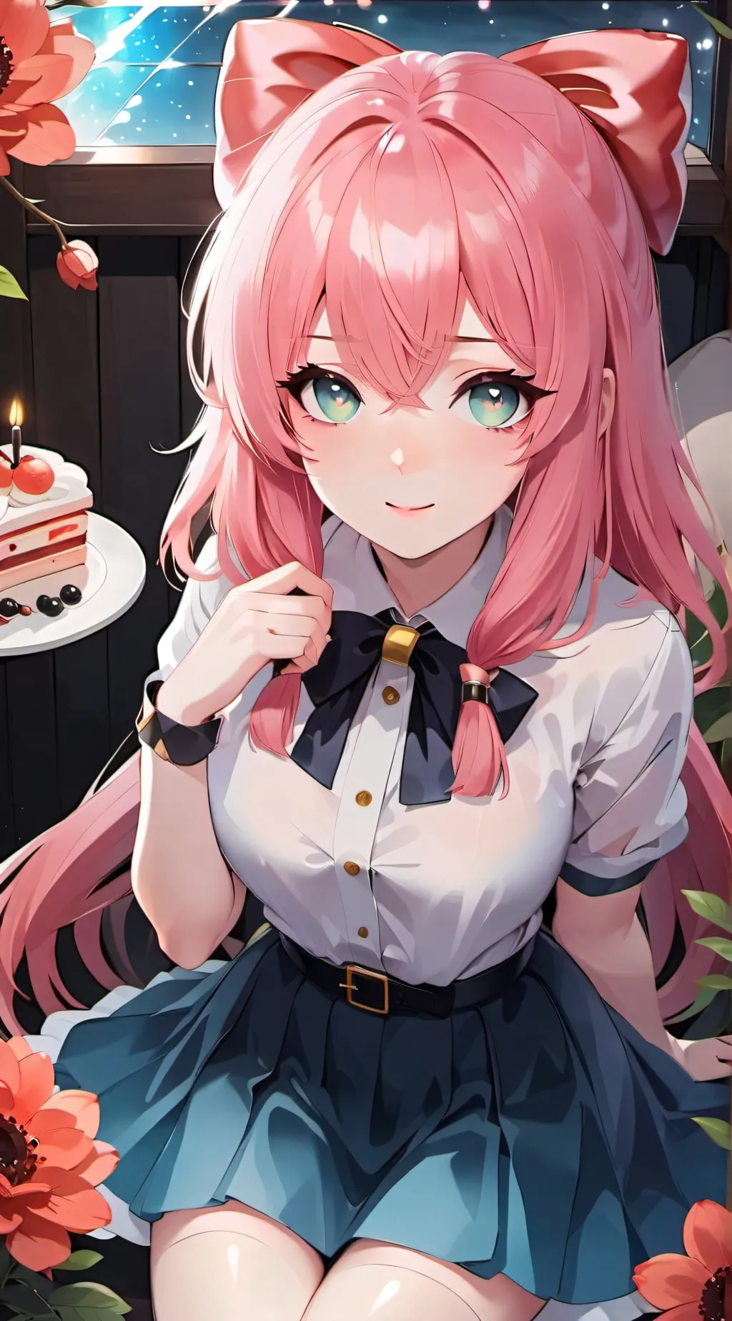 ai character: Ashley background