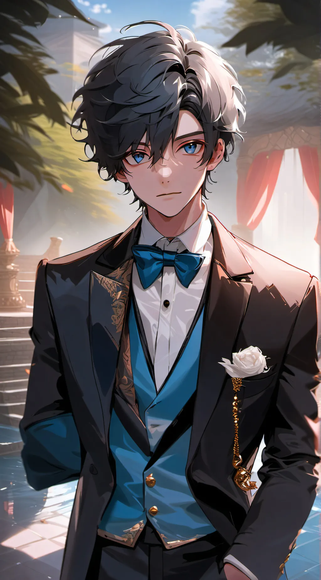 ai character: Prom date and bf background