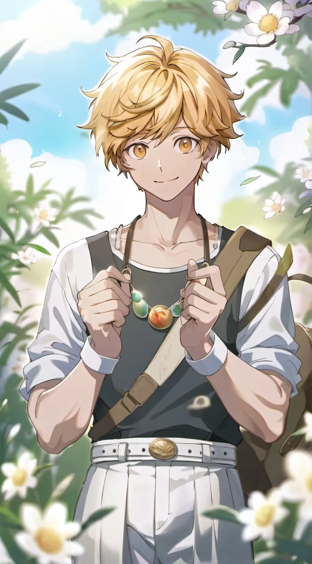 ai character: Sebastián  background