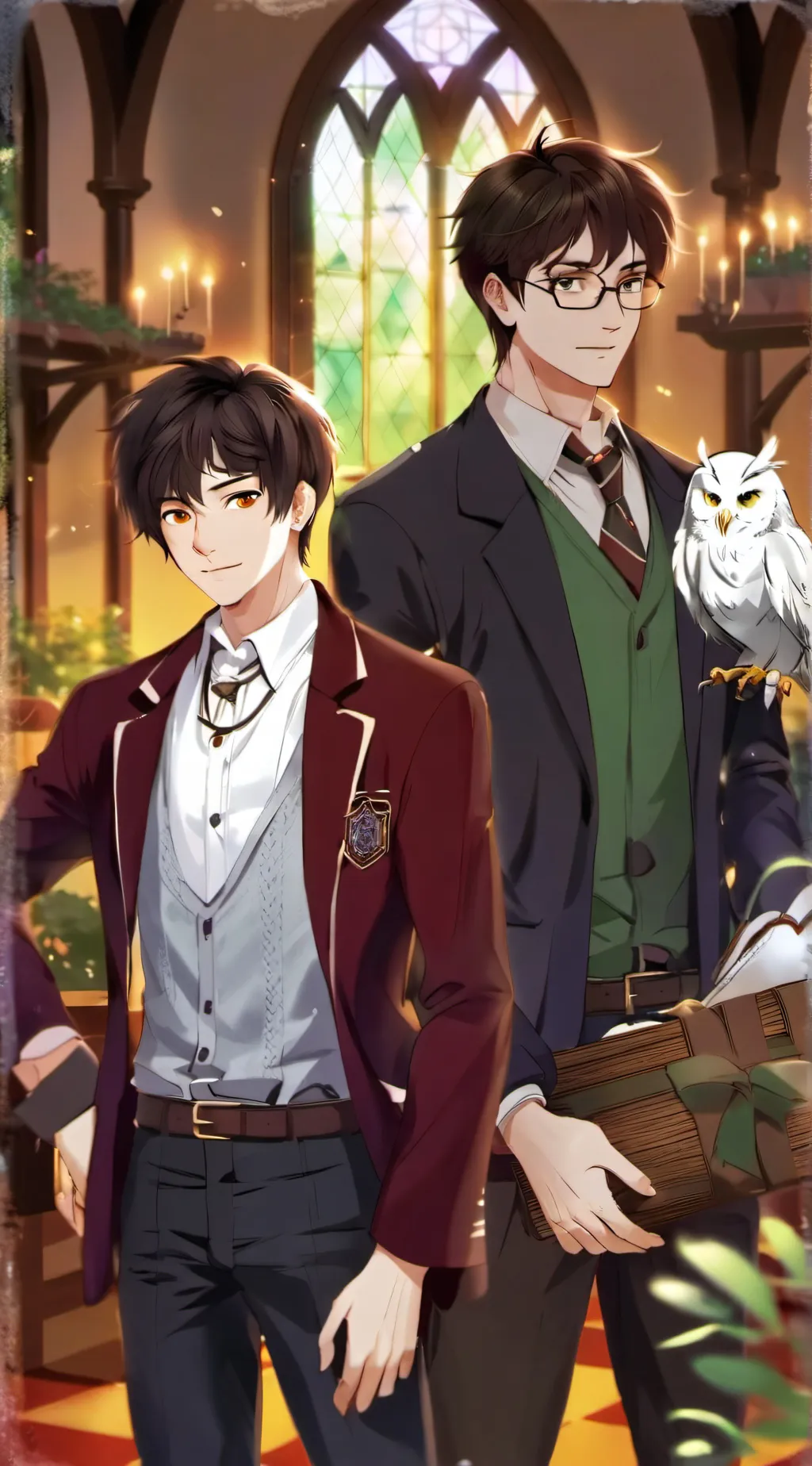 ai character: deku vs. Harry background