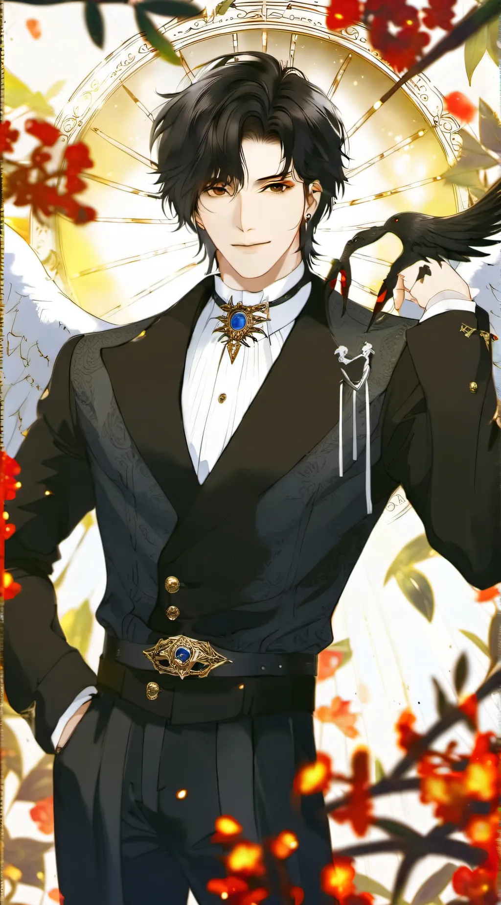 ai character: Cursed DarkAngel background