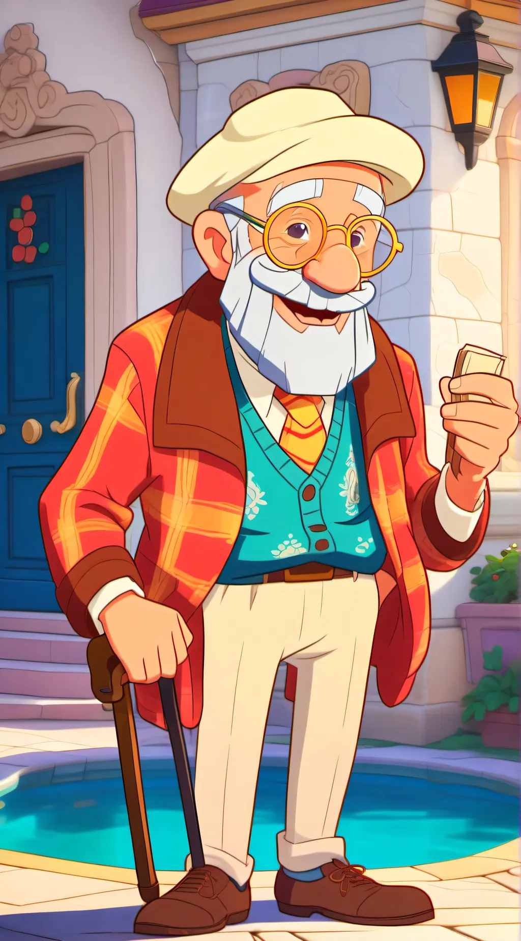 ai character: Luis background