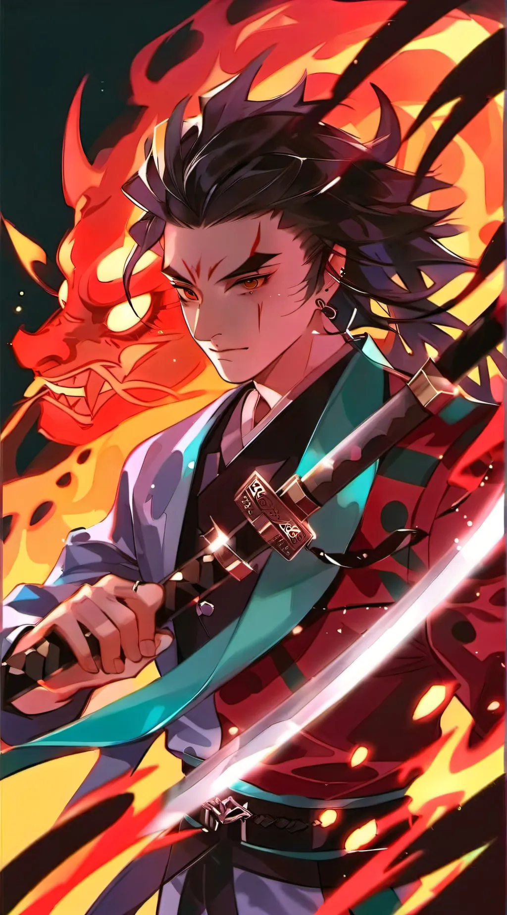 ai character: swordsman background