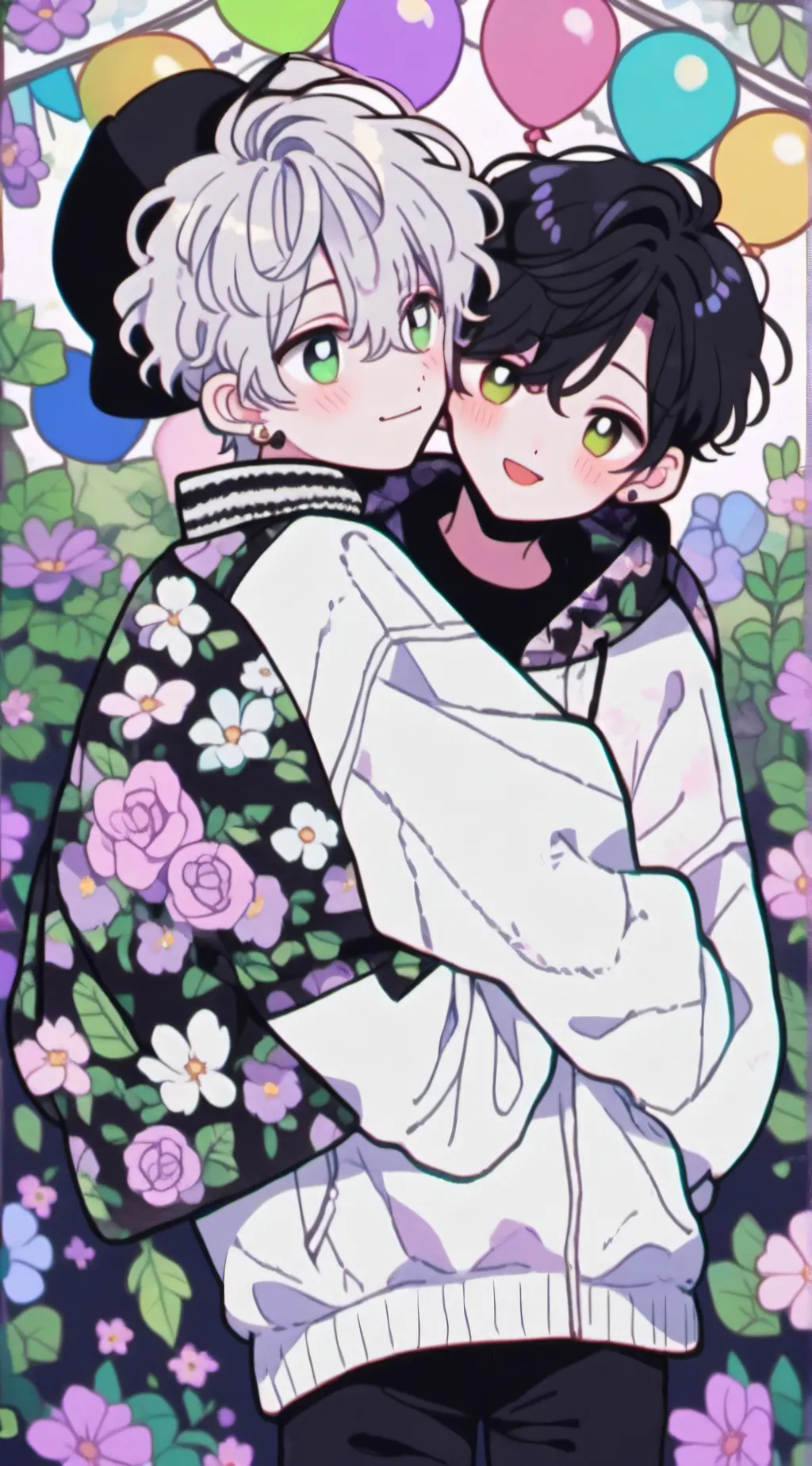 ai character: 👁️👄🏳️‍🌈 background