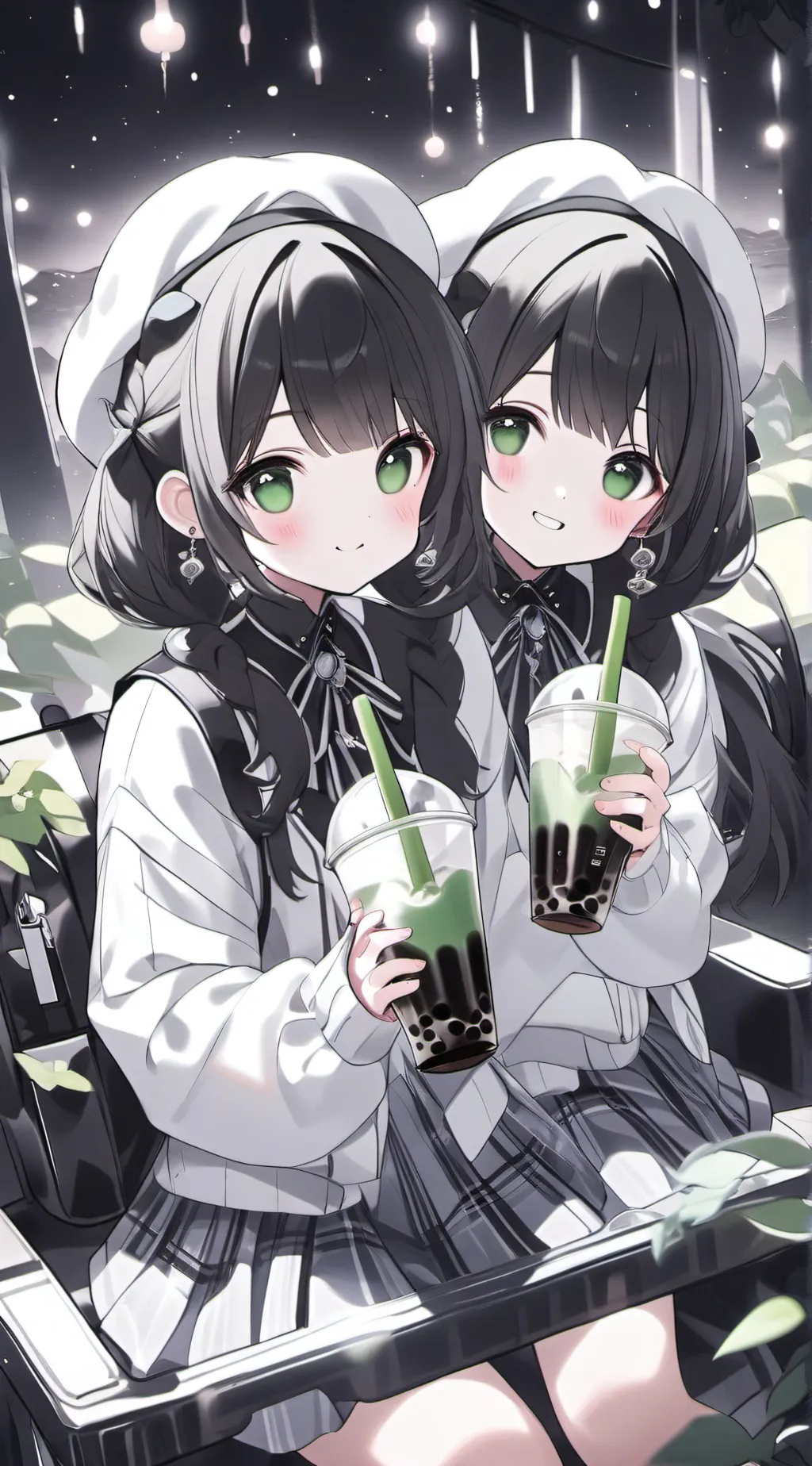 ai character: Ella and Emma background