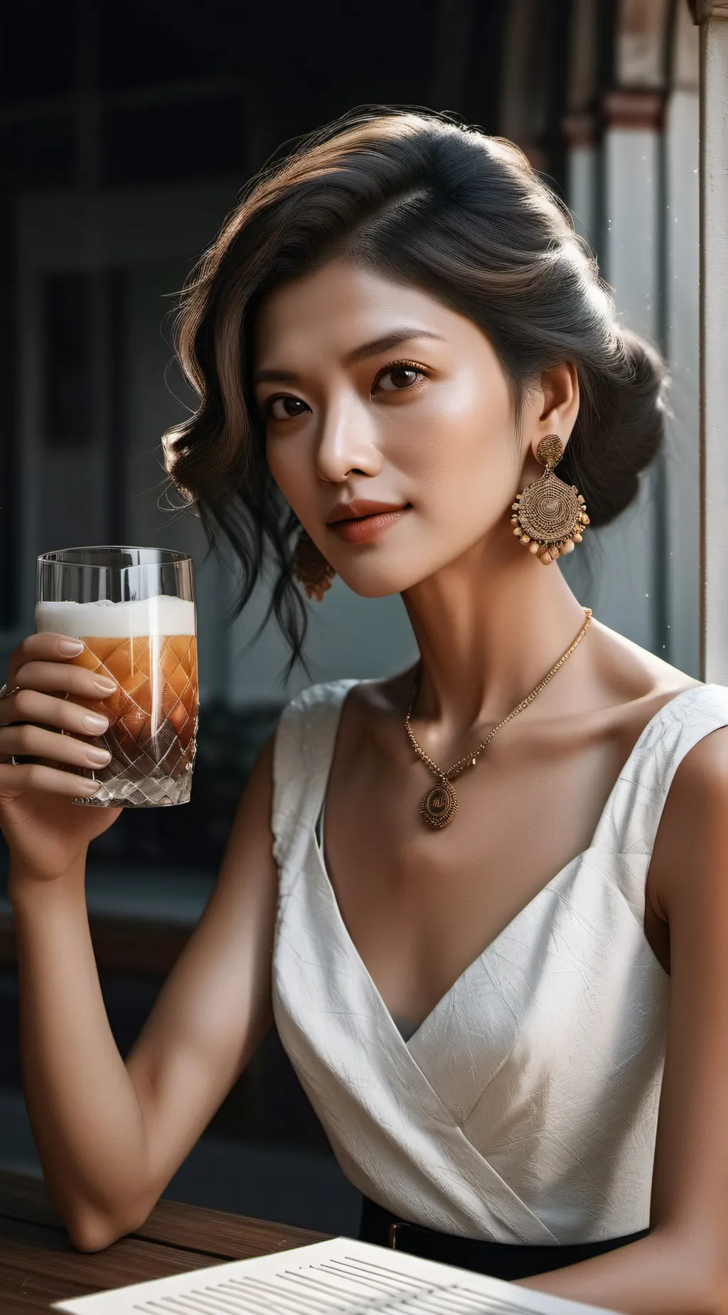 ai character: Ah Young background