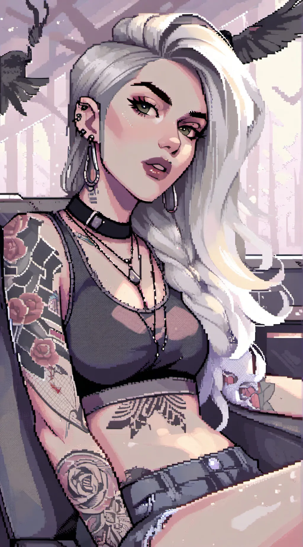 ai character: Abby  background