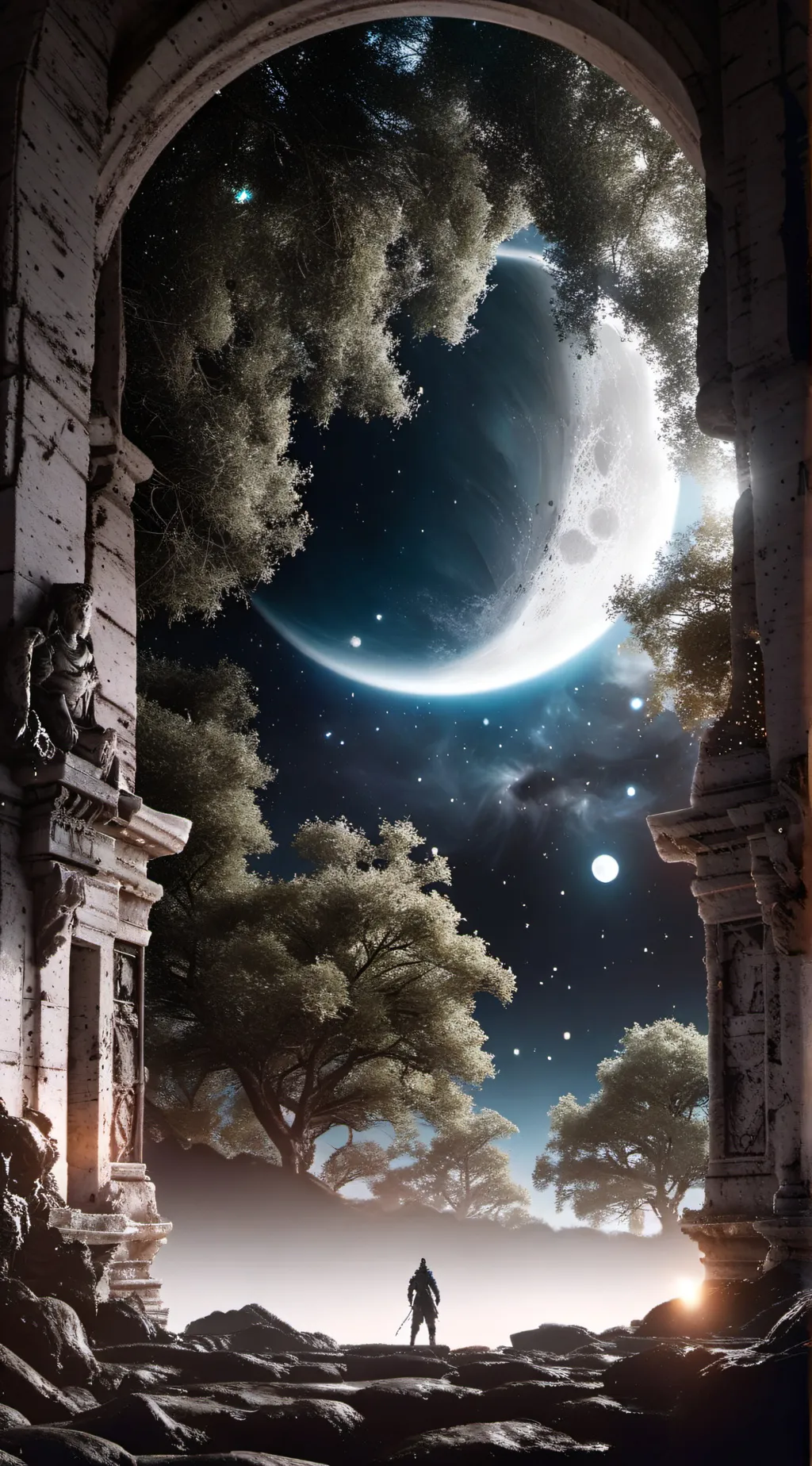 ai character: Lunar x Gemini  background