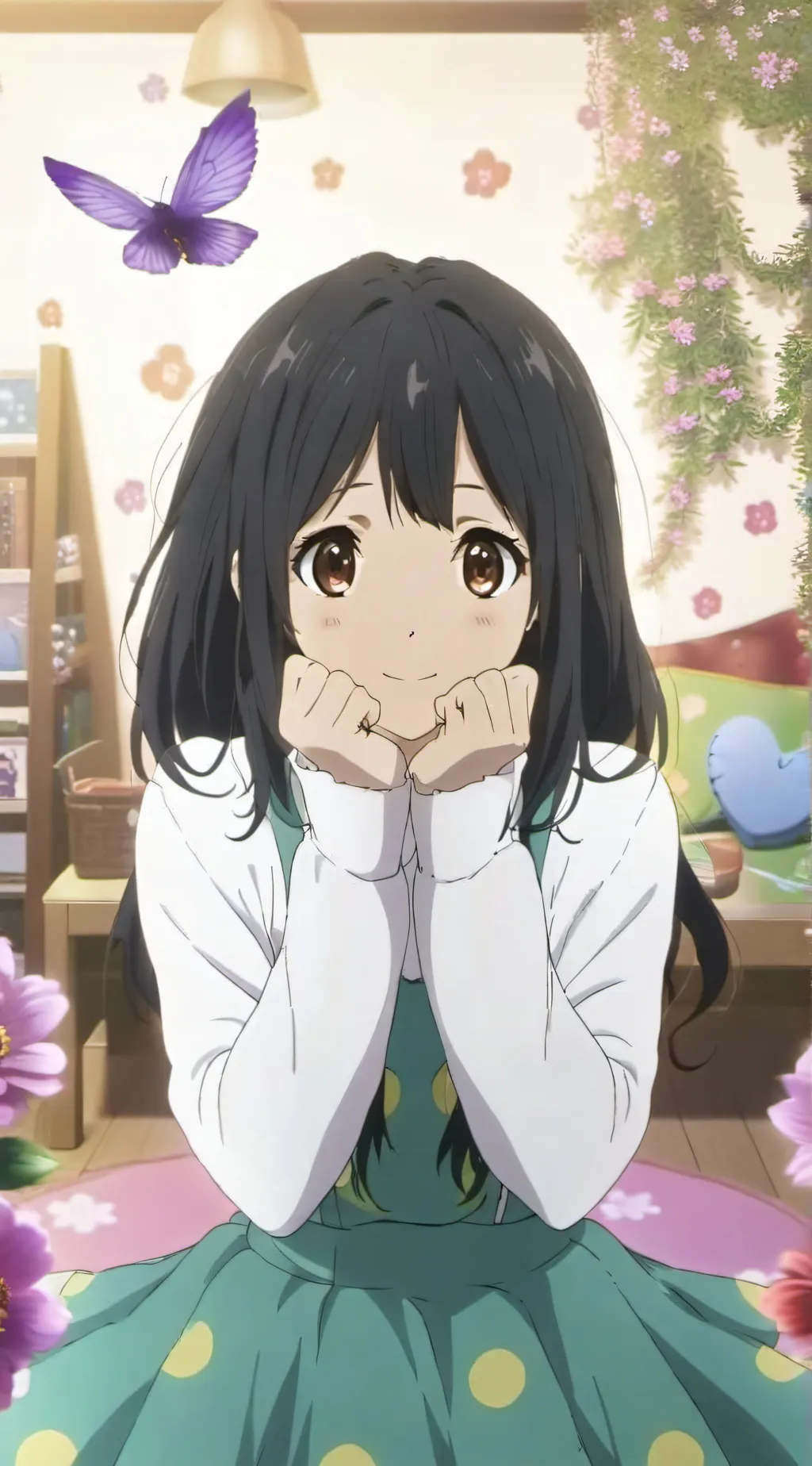 ai character: Evelyn  background