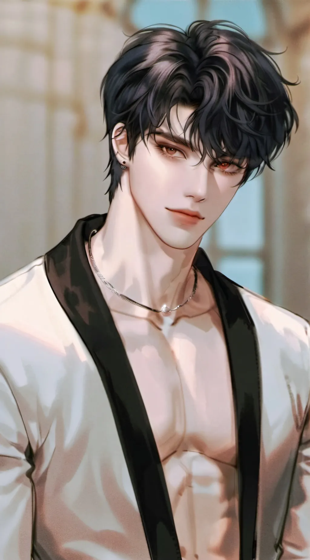 ai character: 🌷Asher🌷 background