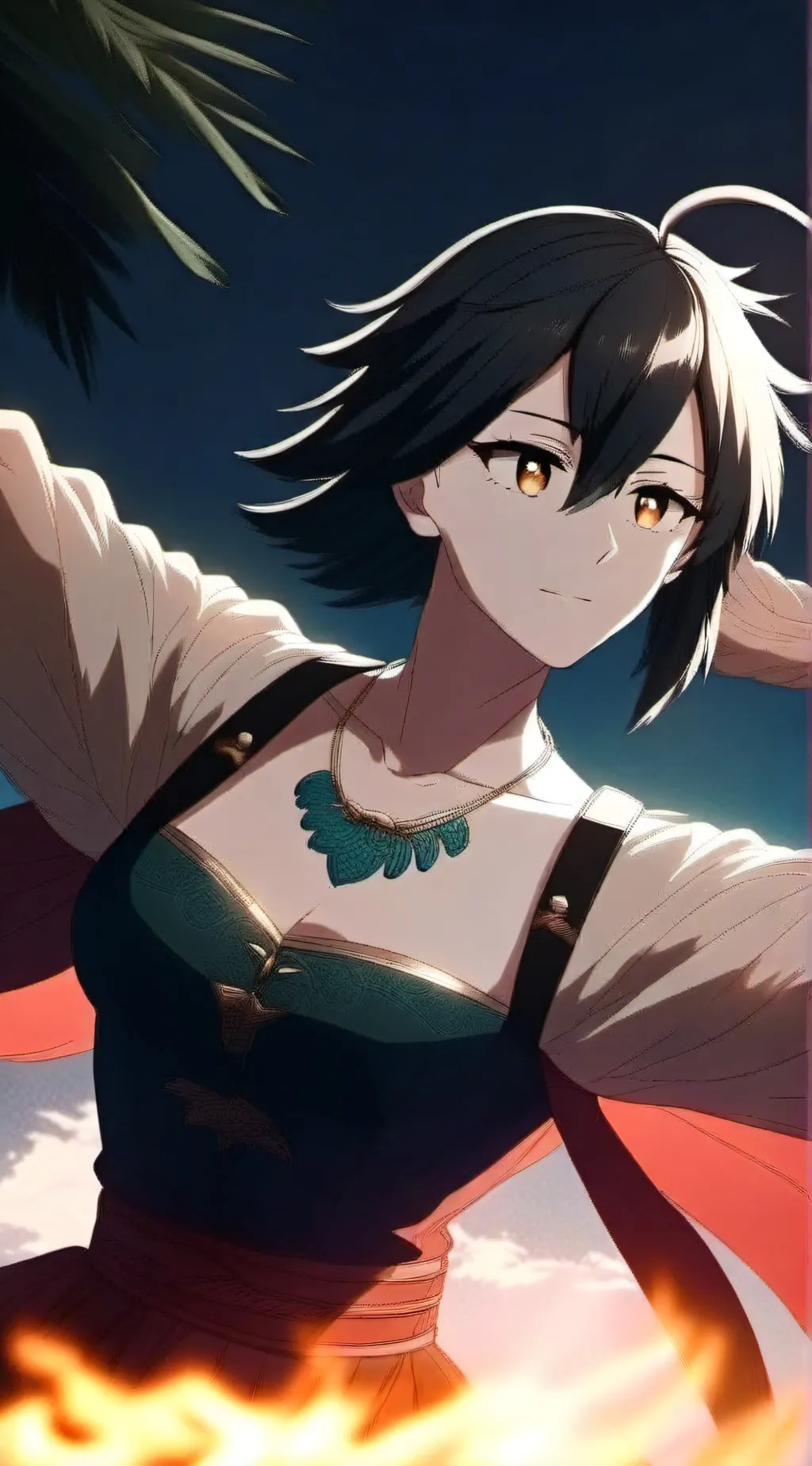 ai character: Bakugo x y/n background