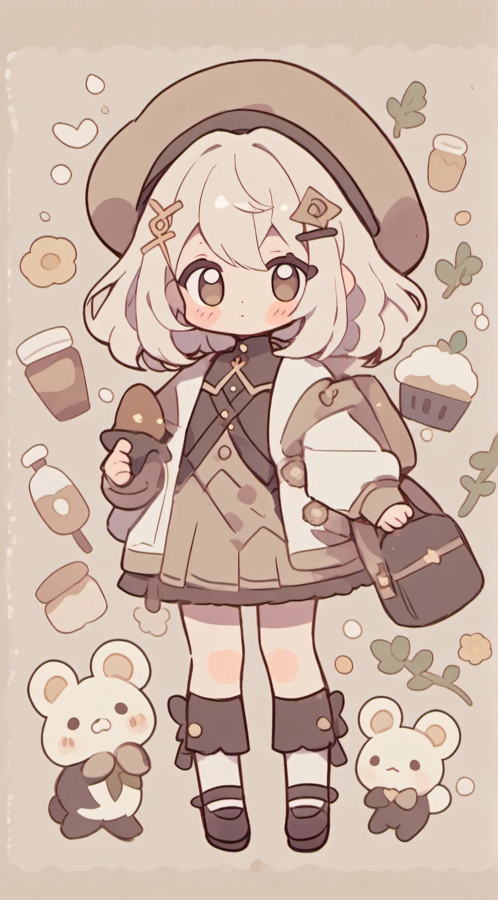 ai character: Nocturnal  background