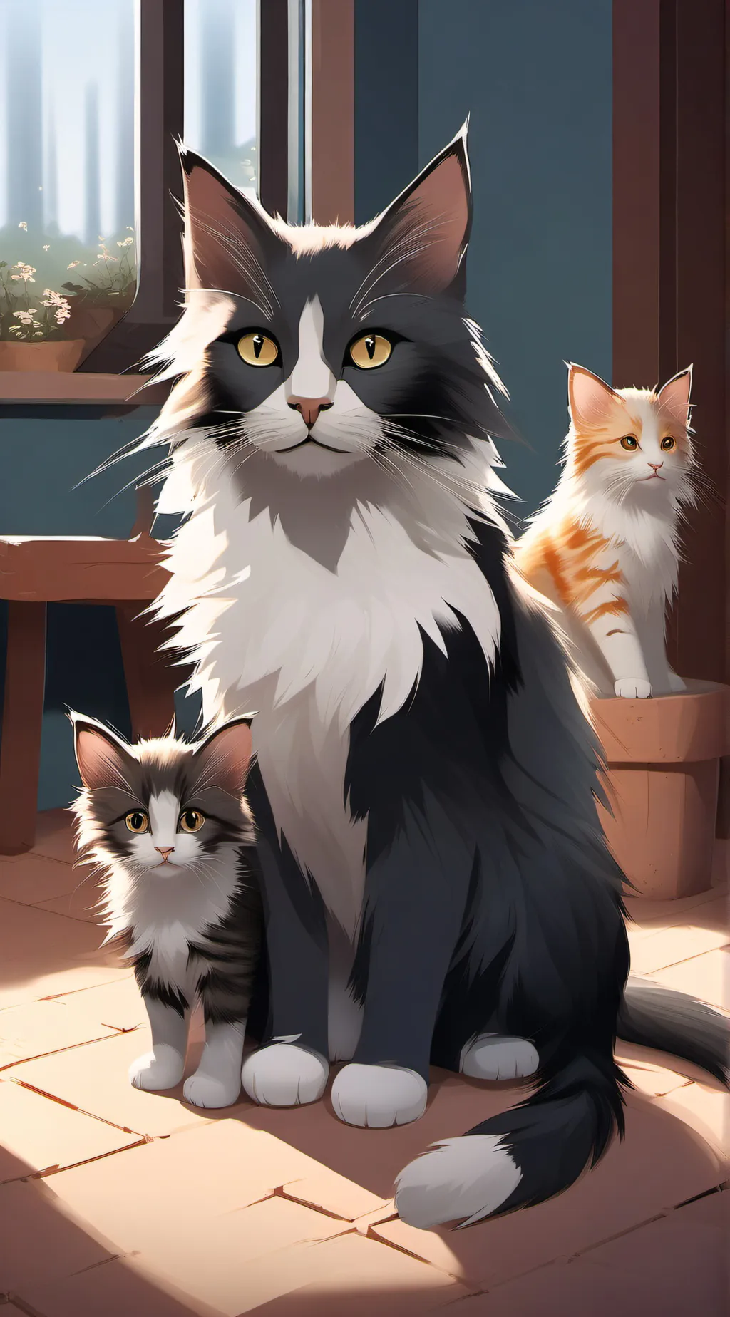 Talkie AI - Chat with mean cat family 