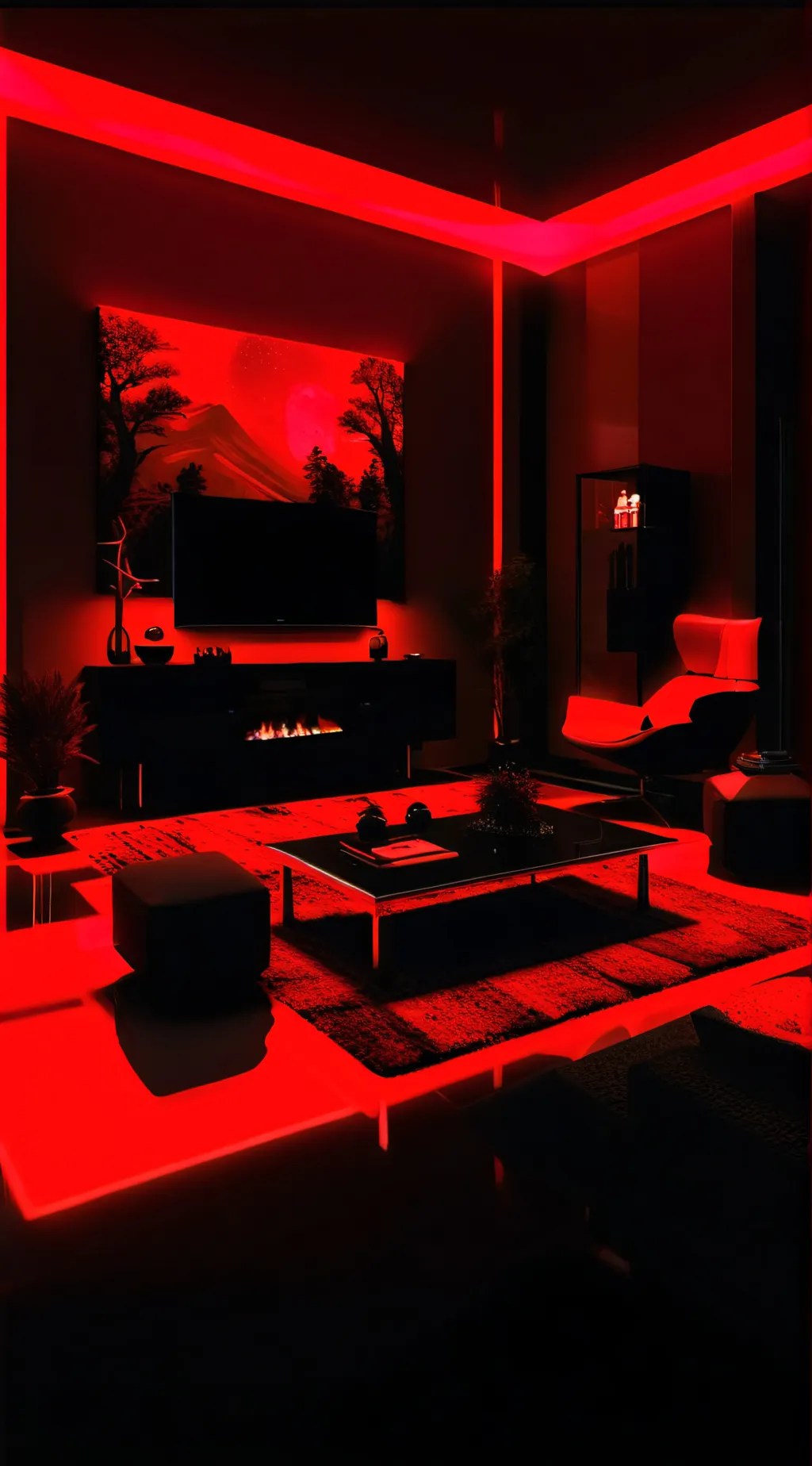 ai character: the Red room background