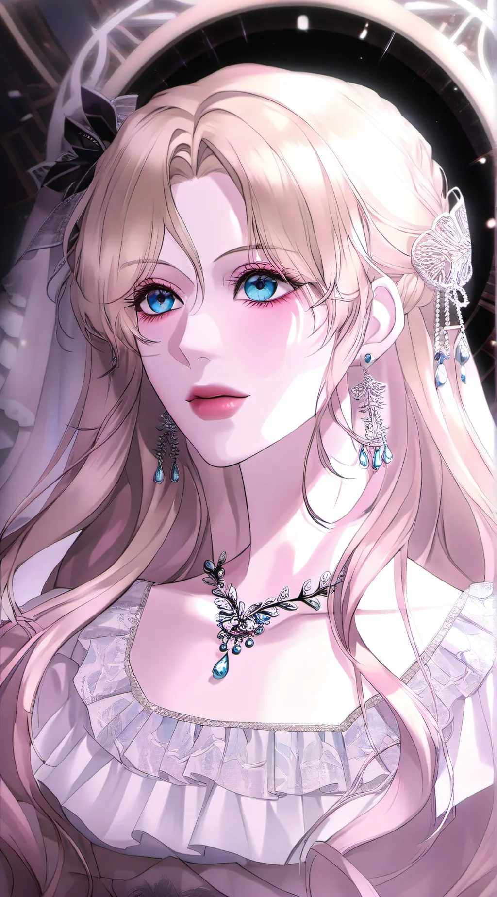 ai character: Winter background